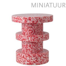 Bit Stool Stack miniatuur rood