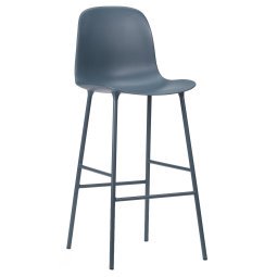 Form Bar Chair barkruk 75cm blauw
