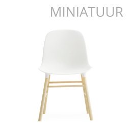Form Chair miniatuur wit