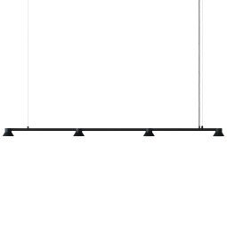 Hat Linear hanglamp large zwart