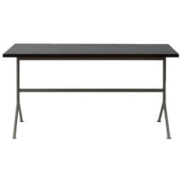 Kip bureau grey 150x80 dark brown