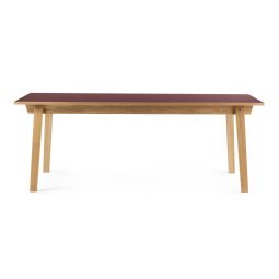 Slice Linoleum tafel 160x84 bordeaux