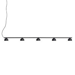 Blush Rail 5 hanglamp LED zwart