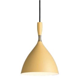 Dokka hanglamp Ø16.5 lichtgeel