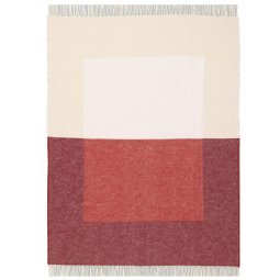 Echo Throw plaid 170x130 rood