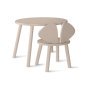 Mouse kinderstoel + kindertafel set beige