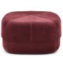 Circus Velour poef large rood