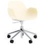 Form Armchair bureaustoel met aluminium onderstel creme