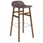 Form Barstool barkruk 75cm met walnoten onderstel bruin