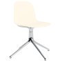 Form Chair Swivel stoel met aluminium onderstel creme