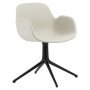 Form swivel armchair stoel stof. zwart Main Line Flax White