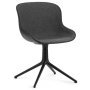 Hyg stoel front upholstery met swivel onderstel Zwart Main Line Flax