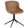 Hyg stoel full upholstery met swivel onderstel Leer