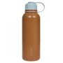 Pullo Travel Cup thermosfles Caramel/Ice Blue