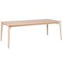 Aeris uitschuifbare eettafel 220x95 light oak 