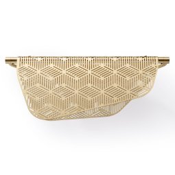 Mediterranea wandlamp brushed brass