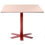 Parrot tafel 90x90 lichtroze