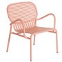 Week-end fauteuil blush