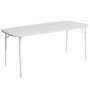 Week-end tuintafel 180x85 met dicht blad Pearl Grey