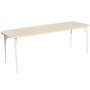 Week-end tuintafel 220x85 Ivory