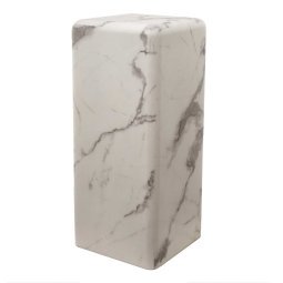 Pillar Marble pilaar medium wit