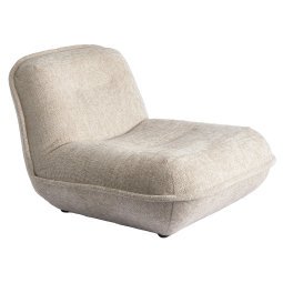 Puff lounge fauteuil ecru