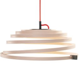 Aspiro 8000 hanglamp Ø50 LED rood snoer