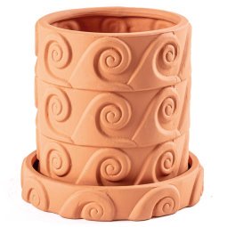 Magna Graecia Onda bloempot terracotta