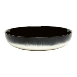 Dé tableware by Ann Demeulemeester diep bord Ø18,5 white/black b