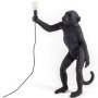 Monkey Standing Outdoor vloerlamp zwart
