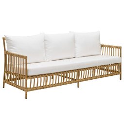 Caroline 3-zits outdoor loungebank alu antique