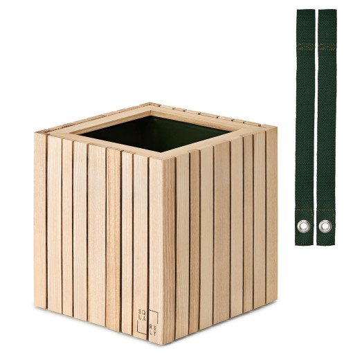 GrowON balkon plantenbak naturel essen fabric groen 38cm