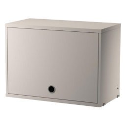 Cabinet with flip door 58x30x42 beige