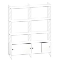 Hoge kast medium, wit