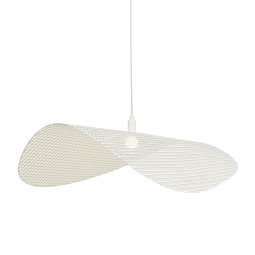 Grid hanglamp Ø85 wit