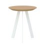 New Co coffee table 40 wit onderstel, naturel light 3041