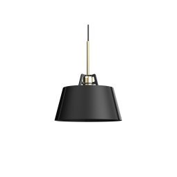 Bella hanglamp Ø27 messing fitting Smokey Black