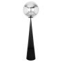 Globe Cone Fat vloerlamp LED zwart/zilver