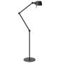 Bolt 2 Arm vloerlamp Smokey Black