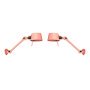 Bolt Bed Sidefit wandlamp install set van 2 Daybreak Rose