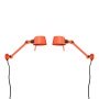 Bolt Bed Sidefit wandlamp met stekker set van 2 Striking Orange