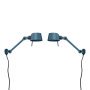 Bolt Bed Sidefit wandlamp met stekker set van 2 Thunder Blue