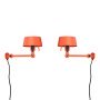 Bolt Bed Underfit wandlamp met stekker set van 2 Striking Orange