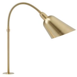 Bellevue AJ10 bureaulamp Satin Polished Brass