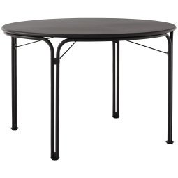 Thorvald tuintafel Ø115 Warm Black