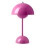 FlowerPot VP9 tafellamp LED oplaadbaar tangy pink