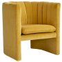 Loafer SC23 fauteuil, Velvet geel
