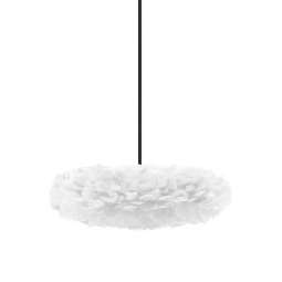 Eos Esther hanglamp mini 52x44 zwart snoer, wit