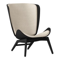 The Reader fauteuil zwart eiken, White Sands