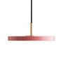 Asteria Micro hanglamp LED Ø15 messing/nuance roze